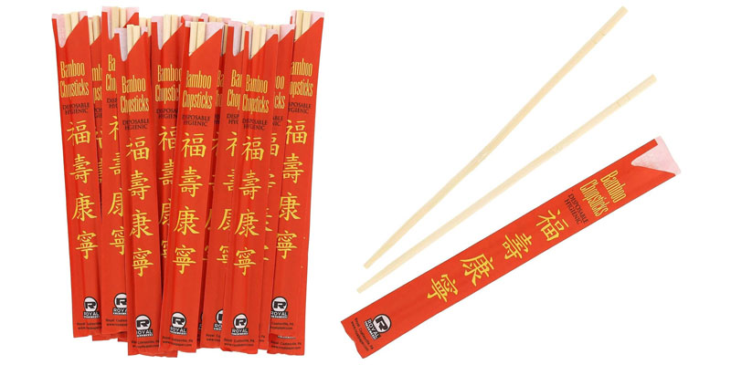 Suitable chopsticks for use in the chopstick test.